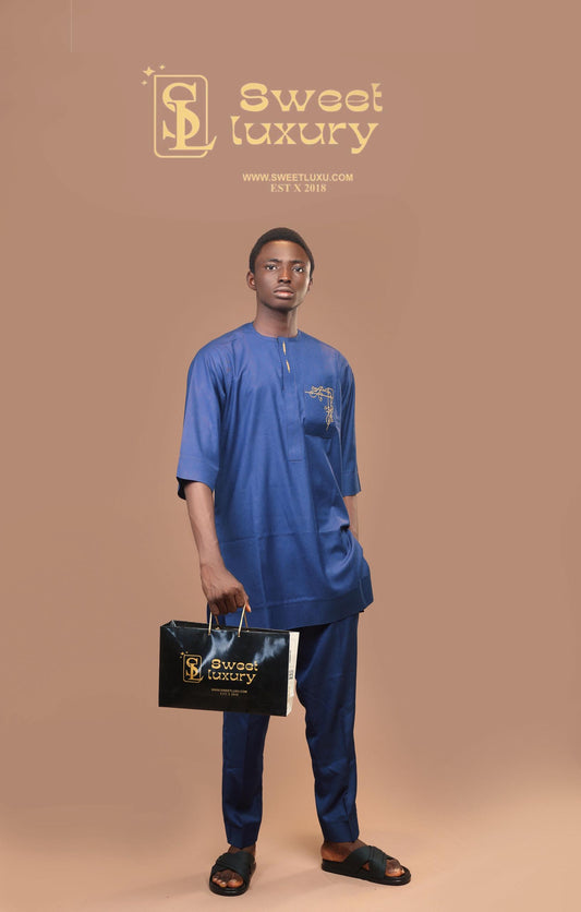 Royal Blue Elegance Kaftan (Copy)